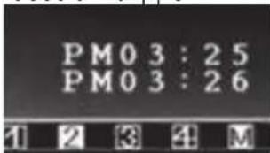 PM03:25 PM03:26 1 2 3 4 M