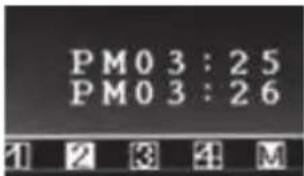 PM03:25 PM03:26 1 2 3 4 M