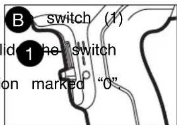 BLACK & DECKER BDPG700 - SWITCH - FIGURE B - 1