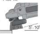 DEWALT DWE4519 - UTILIZACION DE COPAS DE ALAMBRE Y RUEDES DE ALAMBRE TRENZADO (FIG. 13) - 1