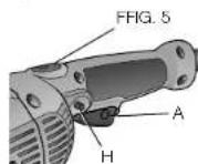 DEWALT DWE4519 - Utilisation de l'interrupteur à gachette - 1