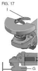 DEWALT DWE4519 - Installation du dispositif de protection fermé n° 1 (FIG. 17, 18) - 1
