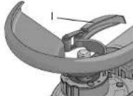 DEWALT DWE4519 - MOUNTING AND REMOVING GUARD (FIG. 7) - 1