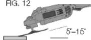 DEWALT DWE4519 - Utilisation des tampons de support (FIG. 12) - 2
