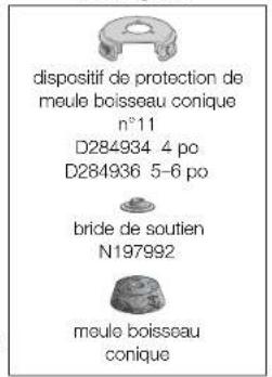 DEWALT DWE4519 - Meules brossesaux coniques - 1