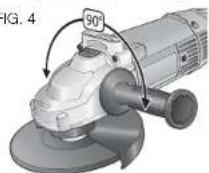 DEWALT DWE4519 - Rotating the Gear Case (Fig. 4) - 1
