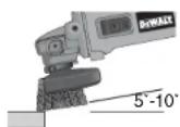 DEWALT D28110 - Montage et utilisation de meules de coupe (type 1) - 1