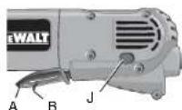 DEWALT D28110 - BOTÓN DE BLOQUEO (D28402) - 1