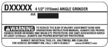 DEWALT D28110 - GARANTÍA DE REEMBOLSO DE SU DINERO POR 90 DÍAS - 1