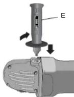 DEWALT D28110 - Positionnement du carter d'engrenages - 1
