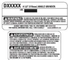 DEWALT D28110 - GARANTIE DE REMBOURSEMENT DE 90 JOURS - 1