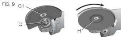DEWALT D28140 - MOUNTING NON-HUBBED WHEELS (FIG. 9, 10) - 1