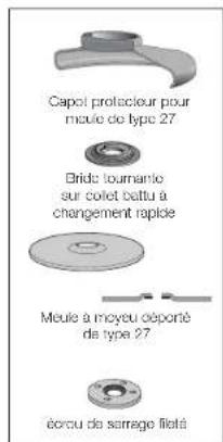 DEWALT D28131 - Meules de 114,3 mm et de 127 mm (4-1/2 et 5 po) - 1