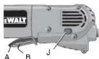 DEWALT D28110K - BOTON DE BLOQUEO (D28402) - 1