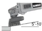 DEWALT D28110K - USING WIRE CUP BRUSHES AND WIRE WHEELS - 1