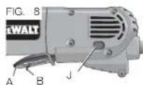DEWALT D28112 - BOUTON DE VERROUILLAGE (FIG. 8) D28402 - 1