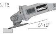 DEWALT D28112 - USING SANDING BACKING PADS (FIG. 16) - 1
