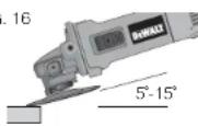 DEWALT D28112 - USO DE ALMOHADILLAS DE RESPALDO PARA LIJAR (FIG. 16) - 1