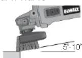 DEWALT D28402N - USING WIRE CUP BRUSHES AND WIRE WHEELS (FIG. 17, 18) - 1