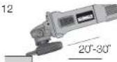 DEWALT D28402N - MEULAGE DE FINITION AVEC DES MEULES (FIG. 12) - 1
