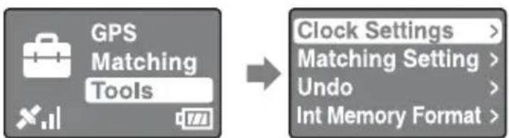 SONY GPSCS3KA - [Tools] mode screen - 1