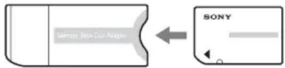SONY GPSCS3KA - Using “Memory Stick PRO Duo” media with “Memory Stick” media compatible equipment - 1