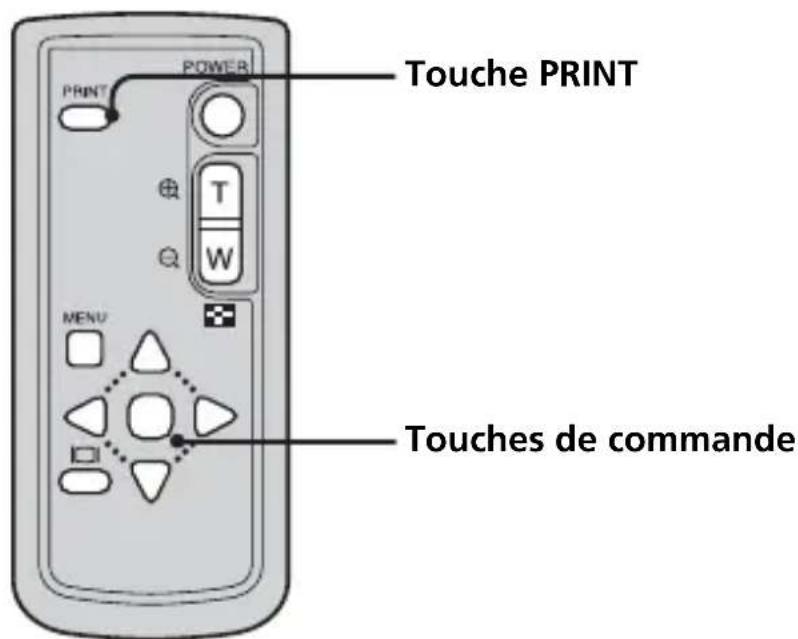 SONY CSSFEB - Impression d/images fixes à l'aide de la télécommande (en mode d'index) - 1