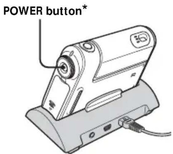SONY CSSFEB - Turn on the camera. - 2