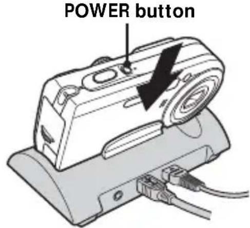SONY CSSFEB - Place the camera on the Cyber-shot Station and turn on the camera. - 1