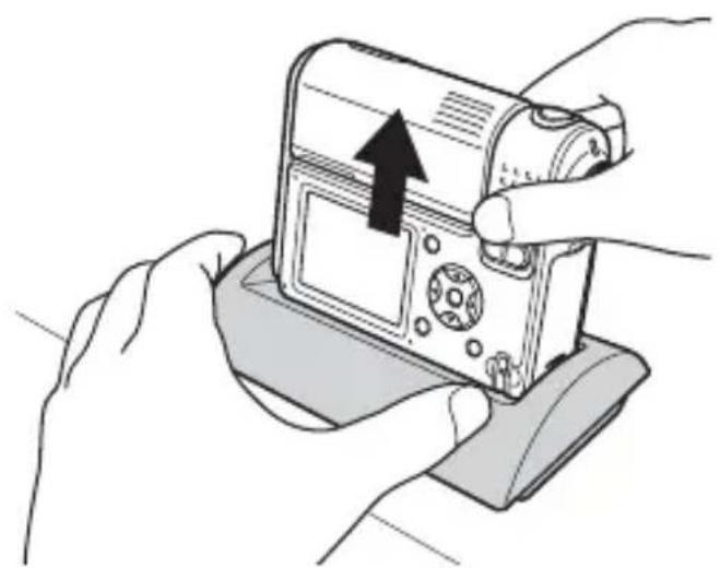 SONY CSSFEB - Remove the camera from the Cyber-shot Station. - 2
