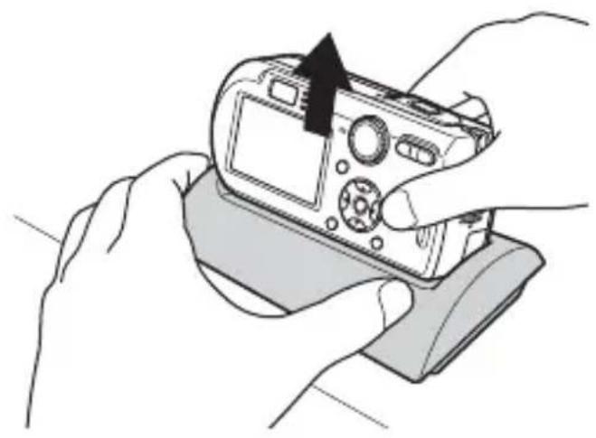 SONY CSSFEB - Remove the camera from the Cyber-shot Station. - 1
