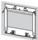 SONY SUWL700 - Veillez à installer le support de fixation murale solidement en suivant les instructions de ce mode d'emploi. - 1