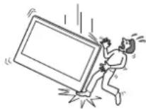 SONY SUWL700 - Veillez à confier l'installation à du personnel agréé en tenant les petits enfants à l'écart pendant l'installation. - 1