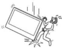 SONY SUWL700 - Lassen Sie die Installationsarbeiten unbedingt von lizenzierten Fachleuten ausführen und halten Sie kleine Kinder bei der Installation unbedingt fern. - 1