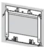 SONY SUWL700 - Be sure to install the Wall-Mount Bracket securely to the wall following the instructions in this instruction manual. - 1