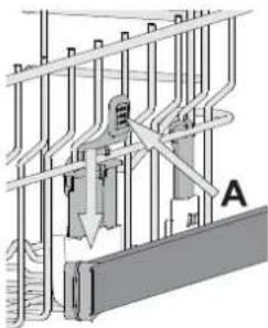 HOTPOINT HIC 3C34 - ADJUSTING THE HEIGHT OF THE UPPER RACK - 1