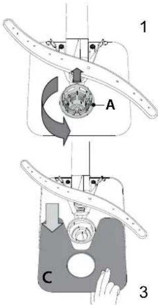 HOTPOINT HIC 3C34 - The dishwasher must not be used without filters or if the filter is loose. - 1