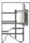 HOTPOINT HIC 3C34 - FOLDABLE FLAPS WITH ADJUSTABLE POSITION - 1