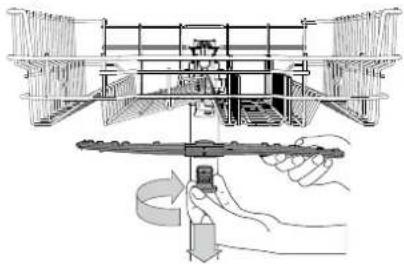 HOTPOINT HIC 3C34 - PULIZIA DEI BRACCI ASPERSORI - 1