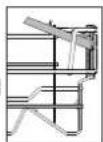 HOTPOINT HIC 3C34 - FOLDABLE FLAPS WITH ADJUSTABLE POSITION - 2