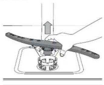 HOTPOINT HIC 3C34 - NETTOYER LES BRAS D'ASPERSION - 2