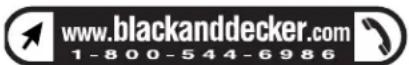 BLACK & DECKER BDL500S - FULL TWO-YEAR HOME USE WARRANTY - 1