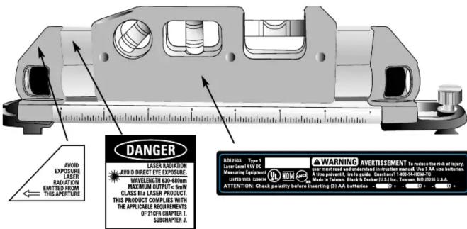 BLACK & DECKER BDL250S - Consignes de sécurité - 1