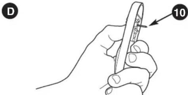 BLACK & DECKER BDL170 - Hanging on drywall surfaces only - figure D - 1