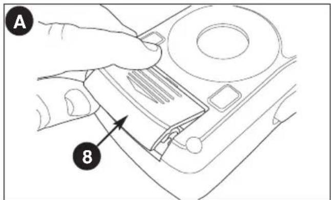 BLACK & DECKER BDL170 - Instalacion de las baterias - Figura A - 1