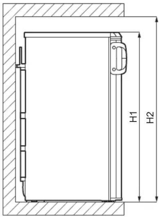 ZANUSSI ZUAN19FW - DIMENSIONS - 1