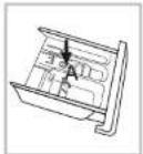 BRANDT BWF744QLW - Nettoyage du bac à détergent - 1