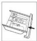 BRANDT BWF744QLW - Nettoyage du bac à détergent - 4