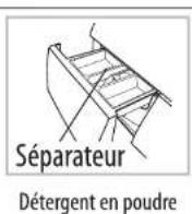 BRANDT BWF744QLW - Bacà détergent - 2