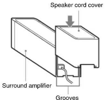 SONY WAHTSD1 - Attaching the cover - 1